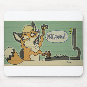 Drama peludo Mousepad