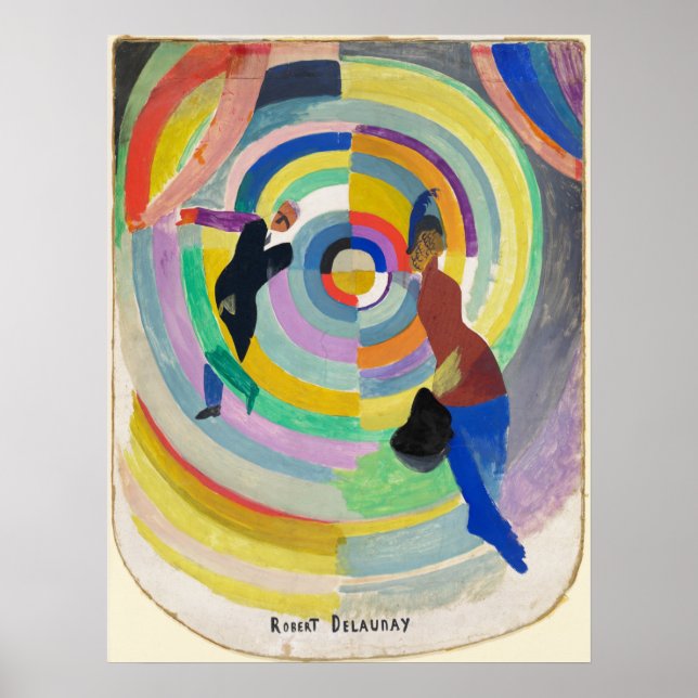 Drama Político - Robert Delaunay Fine Art Poster (Frente)