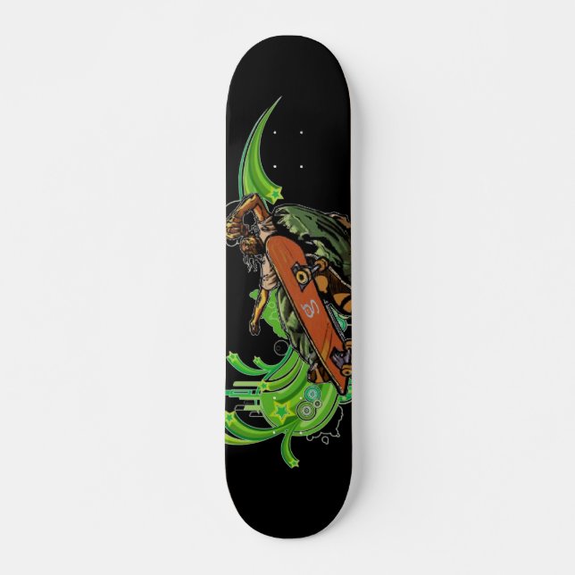 Dread Man Skateboard (preto) (Frente)