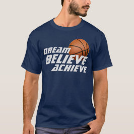 Dream Acredita Em Atingir Camisa De Basquete