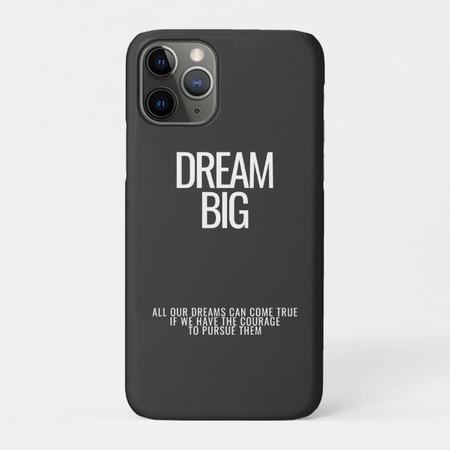 Dream Big capas de iphone (Verso)