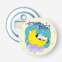 "Dream Big" Cat Na Moon Inspirational Cote