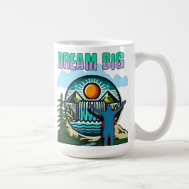 Dream Big Coffee Mug - Xícara de Cotação Inspirado
