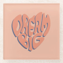 Dream Big: Coral e Apricot Advice Motivacional