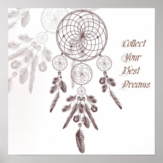 Dream Catcher e Poster de Cotação (Frente)
