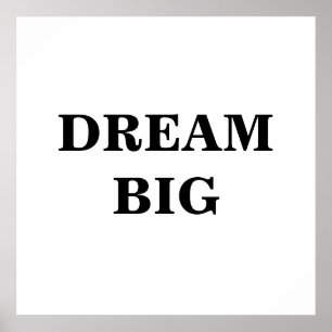Dream Grande Poster Minimalista
