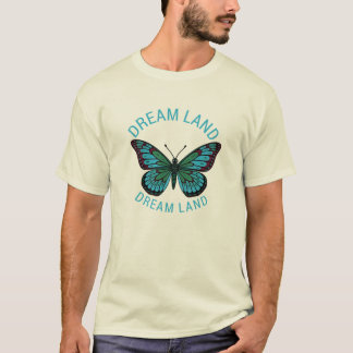 Dream Land Butterfly Graphic T-Shirt