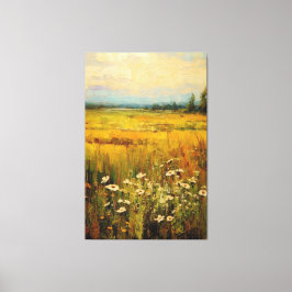 Dream Meadow of Wildflower Oil Painting on Canvas