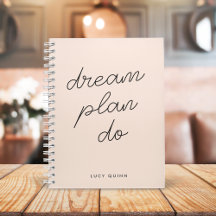 Dream Plan Do | Script de Na moda moderno, cor-de-