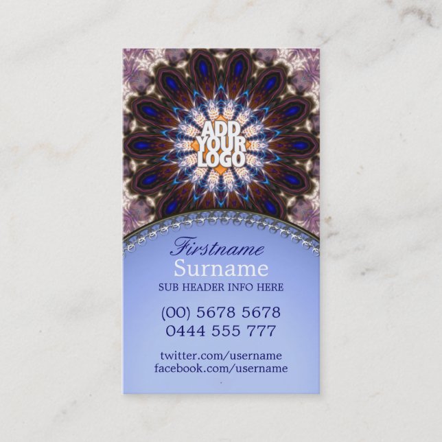 Dream Spirit Native Energy New Age Cartão de visit (Frente)