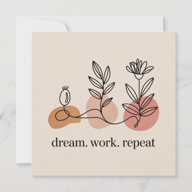 Dream. Work. Repeat (Frente)
