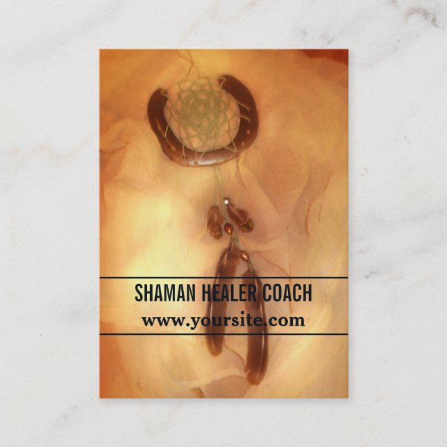 Dreamcatcher - Cartão de Negócios / Agendamento (Frente)