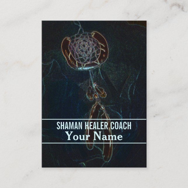 Dreamcatcher - cartão de visita (Frente)