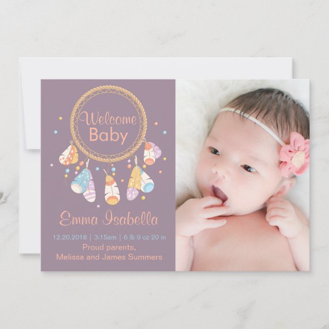 Dreamcatcher New Baby Newborn Anúncio 3 (Frente)