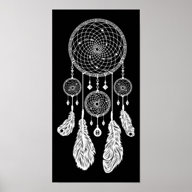 Dreamcatcher - Poster (Preto) (Frente)