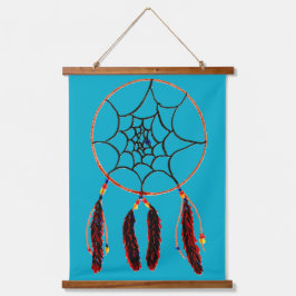 Dreamcatcher Wood Toped Wall Tapeçaria