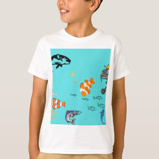 Dreamcolor Watercolor Fish T-Shirt Design