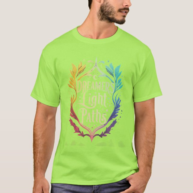 Dreamers Light Paths T-Shirts masculinas (Frente)
