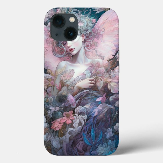 Dreamfairy Girl rosa Blue Fantasy Art (Verso)