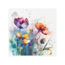 Dreamscape Garden: Abstrato Watercolor Flowers