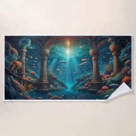 Dreamscapes Aquáticos: toalha de praia de outro mu