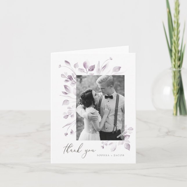 Dreamy Foliage Cartões de agradecimentos (Frente)