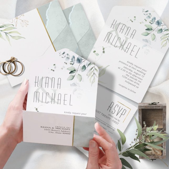 Dreamy Foliage Wedding Green ID817 (Criador carregado)