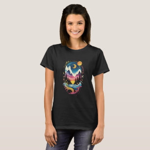 Dreamy Mountain Adventure - Camisa de Arte Natural