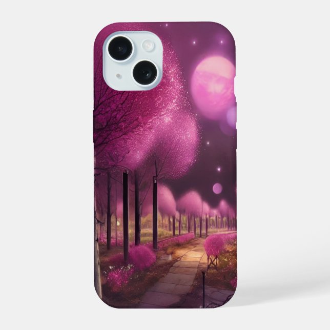 Dreamy Pink Nightscape (Verso)