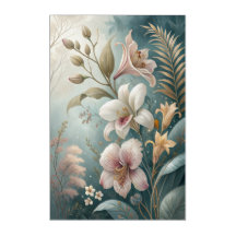 Dreamy Rare Flowers Wallpaper – Realistic and Arti