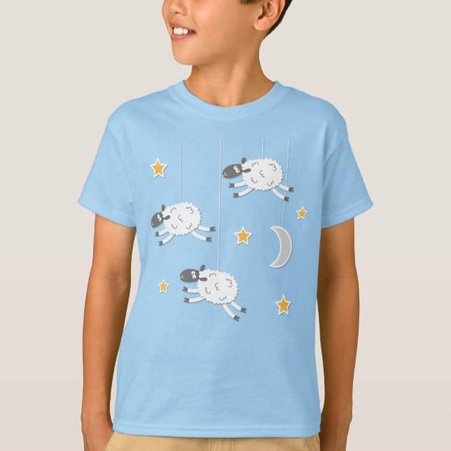 Dreamy Sheep Kids T-Shirt (Frente)
