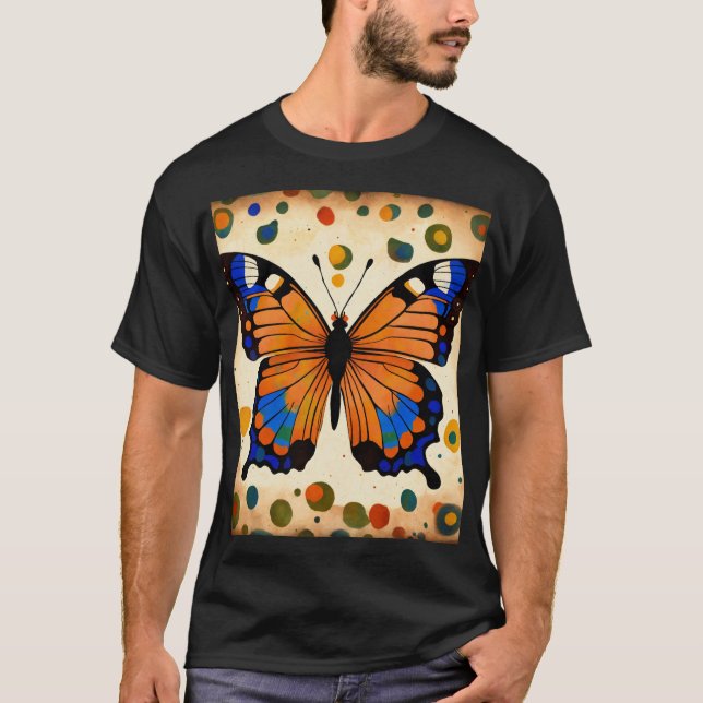 Dreamy Watercolor Butterfly T-Shirt Design (Frente)
