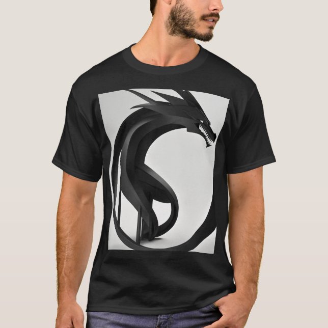 Dreamy Watercolor Dragon T-Shirt Design (Frente)
