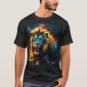 Dreamy Watercolor Lion T-Shirt