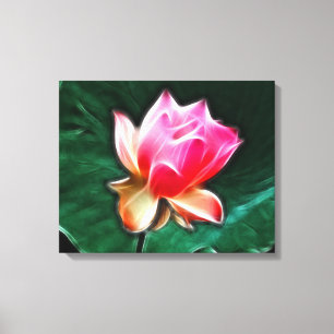 Dreamy Waterlily Floral Canvas