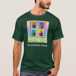 Dreidel Mazel Tov T-Shirt<br><div class="desc">Uma coleção de t-shirts engraçadas e humorísticas criou porque eu tenho uma perspectiva ligeiramente distorcida da vida.</div>