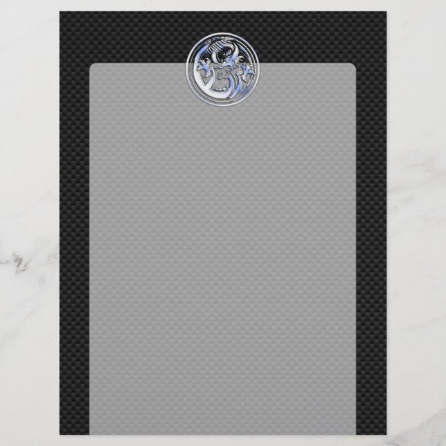 Drenagem de cromo, Impressão de fibra de carbono p (Frente)