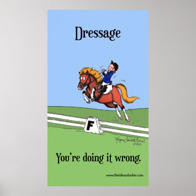 Dressage: Você está fazendo isso Poster errado (Frente)