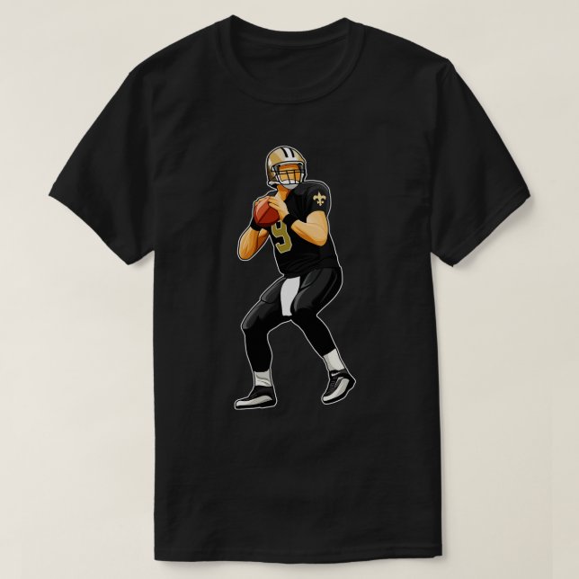 Drew Brew 9 Passa A Camisa Da Bola (Frente do Design)