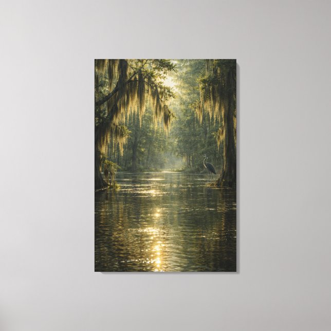 Drifting Morning | Cypress Marsh | Canvas Art (Frente)