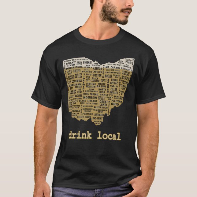 Drink Local - Ohio Beer Shirt Essential T-Shirt (Frente)