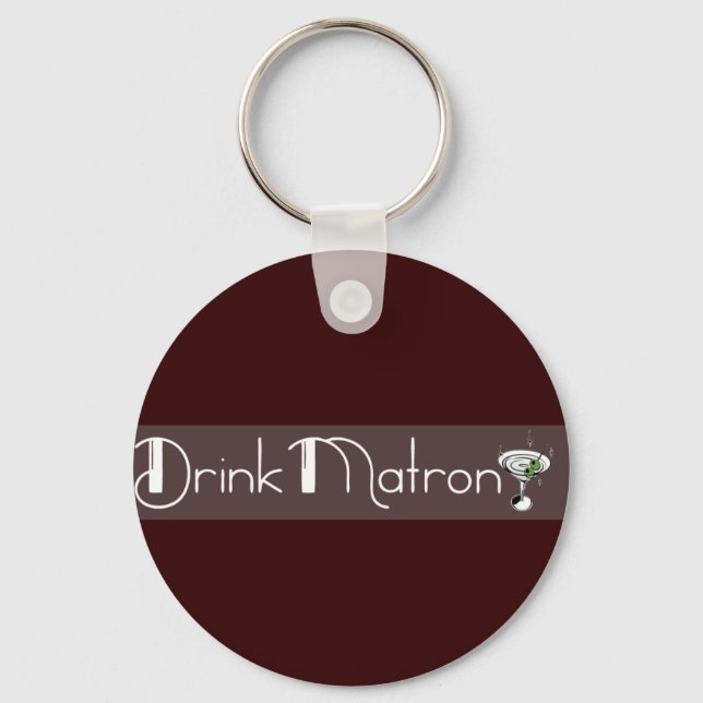Drink Matron Logo Chaveiro (Frente)