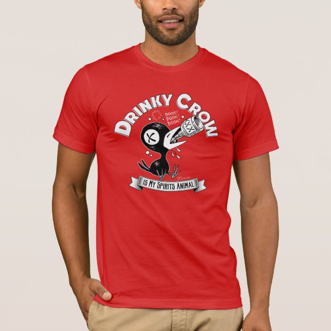Drinky Crow Team T-Shirt (Frente)