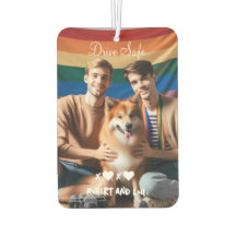 Drive Safe Gay Casal Love | Foto personalizada
