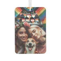 Drive Safe Lesbian Casal Love | Foto personalizada
