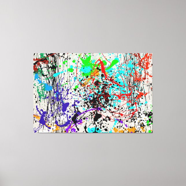 DRIZZZLE SPLATTER Canvas (Frente)
