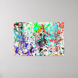 DRIZZZLE SPLATTER Canvas