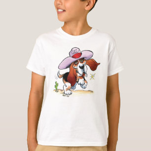 Drool obtido Basset? T-shirt dos miúdos