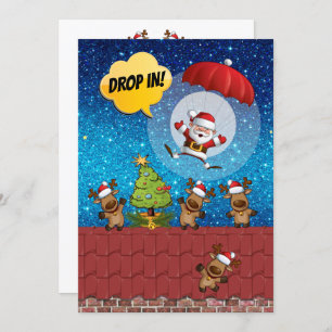 DROP IN Versão 2 no cocktail Convite de Natal