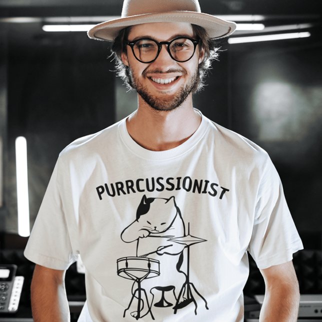 DRUM, camiseta de GOLPE DE DROMER GATO (Criador carregado)